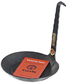 turk Bratpfanne 20 cm mit vertikalem Hakenstiel HANDGESCHMIEDET Serie 656 (H.Nr. 65620)