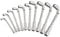 Stanley 1-17-383 Clé à pipe débouchée 6 x 6 pans en L - Acier Chromé - Normes ISO et DIN - Profil maxiDrive 8, 10, 11, 12, 13, 16, 17, 18 et 19 mm - Jeu de 10 pièces