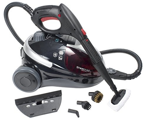 Hoover SCM1600 Nettoyeur Vapeur Traineau 8En1 Steamjet Compact 1600W 5bar Noir Profond/Rouge Intense taille unique