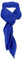 TigerTie Damen Chiffon Halstuch blau royalblau Uni Gr. 90 cm x 90 cm - Schal