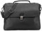 LEABAGS Leder Umhängetasche Herren Aktentasche Vintage Laptoptasche Messenger Bag für 15 Zoll Laptop, Schultertasche mit Schultergurt, Notebooktasche Leder，Arbeitstasche（Nappa Schwarz）