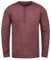 !Solid SDTimur Herren Longsleeve Langarmshirt Shirt mit Grandad-Ausschnitt 100% Baumwolle Regular fit, Größe:S, Farbe:Wine Red (0985)