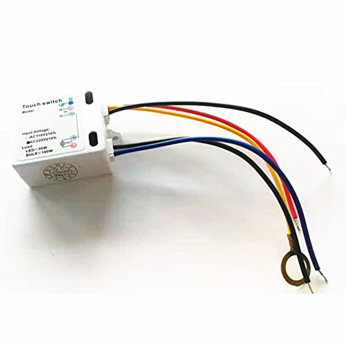 220V On/OFF Interrupteur Tactile Pour Corps Métal Lampe Energy Saving Light