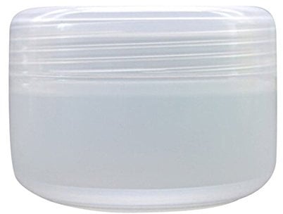 Gemini_mall® 5pcs Empty Plastic Makeup Jars Pots Travel Face Cream/Lotion/Cosmetic Containers (50ml, Transparent)