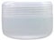 Gemini_mall® 5pcs Empty Plastic Makeup Jars Pots Travel Face Cream/Lotion/Cosmetic Containers (50ml, Transparent)