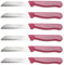 Solingen Allzweckmesser Obstmesser Schälmesser Meyve Bicagi Flitzer Pink 20 Stück - Sehr scharf