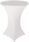 Stehtischhusse Stretchhussen,Tischhusse Stehtische Hussen Dekoration für Cocktail Party Hochzeit Bankett (80-85CM, Weiß)
