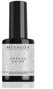 Mesauda Xpress Shine Ultra Brillante Finitura Gel 14 ml, No. 04 Diamanti Polvere