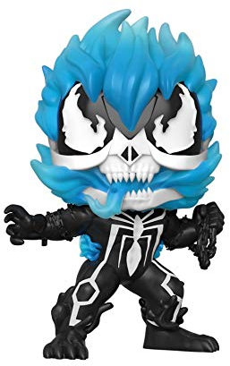 Funko POP! Marvel Venom #369 - Venomized Ghost Rider [Blue Glow] Exclusive [Sold Out]