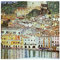 Legendarte - Kunstdruck auf Leinwand - Malcesine am Gardasee Gustav Klimt - Wanddeko, Canvas cm. 50x50