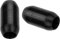 Sharplace 2pcs Spalte Magnetverschluss Magnetische Schmuckverschlüsse, Schmuck Halskette Armband, schwarz, 4 mm