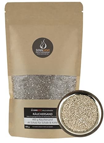 SONNLICHT Räucherwerk - Kristall Räuchersand 400 g Körnung für Räucherkohle, Räuchersieb und Räucherstäbchen