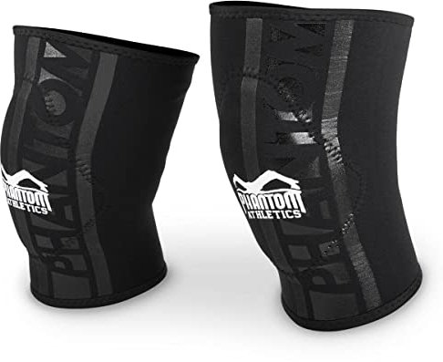 Phantom APEX Rodilleras | Rodilleras MMA Muay Thai Boxing | Grappling Fight (S/M, APEX Grappling - Negro)