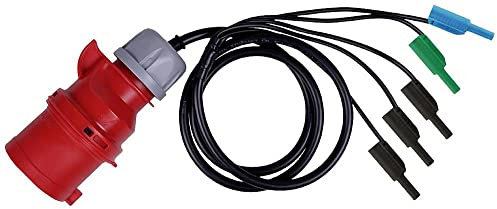 Metrel A 1642 Messadapter CEE-Kupplung 32A 5polig - Bananenstecker 4mm
