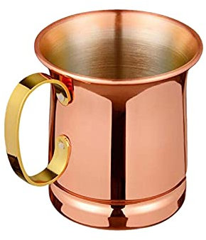 MRXFN Becher Bierkrug Bier-/Milchkrug aus reinem Kupfer, handgefertigter Maultierbecher, Trinkgeschirr, Geschirr Becher-Set