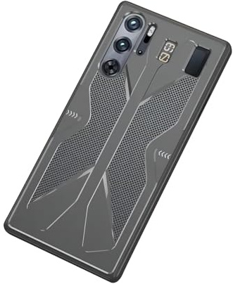 SEIAIYG Hülle für Nubia Red Magic 9 Pro/9 Pro+, Leichte Stoßfeste Handyhülle, Weiche TPU-Material, Fingerabdrucksicher Schutzhülle (Grau)