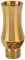 Tissting Brunnen Düse 1/2 Zoll DN15 DN20 Gold Kupfer Teich Sprinkler Sprühkopf Eisturm Kaskade Zedern Form Wasserdüse Wasserbrunnen Düsenspray für Garten Pool Teich(7.1cm)