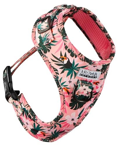 Hundegeschirr für kleine Hunde | Arizona Hotdogs Softgeschirr Tropicool (XS)