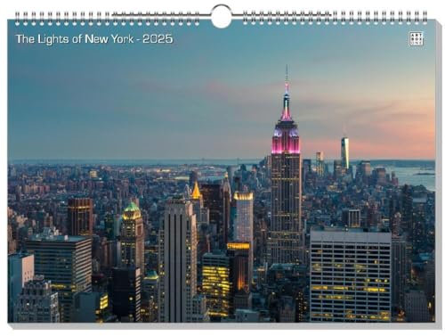 artboxONE Kalender 2026 The Lights of New York Wandkalender A3 2026 Städte/New York