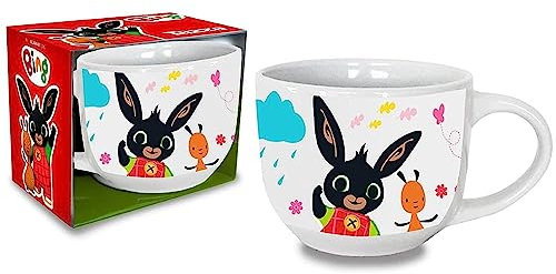 Tazza da colazione modello jumbo Bing tazza per bambini in ceramica 380 ml con scatola