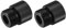 sourcing map Microphone Stand Adapter 5/8-27 Male to 3/8-16 Female Camera Screw Thread Adapter for Microphone Tripod Stand Black 2 Pcs