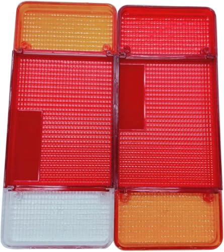 TAKPART 1 Pair Rear Tail Light Lamp Lens Fog Reverse Compatible with Iveco Eurocargo Daily Citroen Fiat Ducato