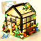 IKIDSUN Toys Flower House Building Set, OKKIDY Flower Friends House Create Elegance and Warmth Environment, Nice Gift with Beautiful Gift Box for Girls 6-12+ and Building Blocks Lover-579 Pcs