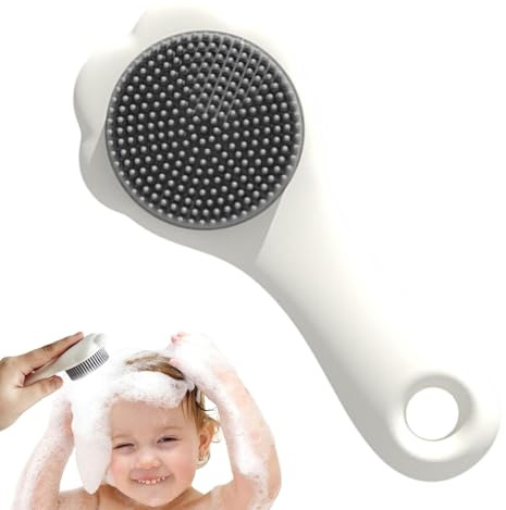 Baby Cradle Cap Brush, Soft Bristle Hair Brush, Baby Hair Scrubber, Silicone Baby Brush, Baby Shower Brush, Infant Hair Cleaning Brush, Gentle Hair Brush For Babies, Baby Hair Care Tool