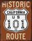 BigOtters California Historic Route Us 101 Highway Road Sign Speed Limit MPH Schild Slow Down Traffic Schild 30,5 x 20,3 cm Outdoor Metallschild