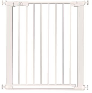 Baby Elegance Little Locks Stair Gate for Baby | Adjustable Width 73-79cm, up to 91cm with Separately Sold Extensions | No Screw Pressure Fit Flat-Step & Auto-close System | Baby Gate & Dog Stair Gate