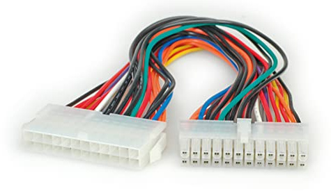 0.3M Internal ATX v2.0 (24pin) Power Extension Cable, Male to Female