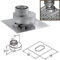 M&G DuraVent Simtur Kaminauskleidung, Anschluss-Set, Aluminium, Verzinkt, 4 x 6-5/8
