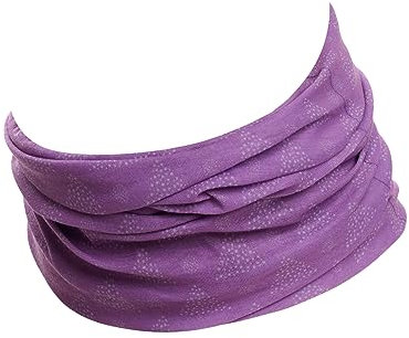Hilltop Multifunktionstuch. Cooles und warmes Kopf- und Halstuch in modernen aktuellen Farben, Farbe/Design:Purple