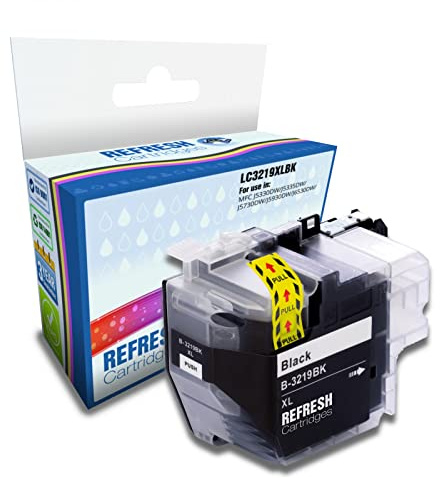 Refresh Cartridges Compatible Ink Cartridge Replacement for Brother LC3217 / LC3219XL High Capacity Black(LC3219XLBK)