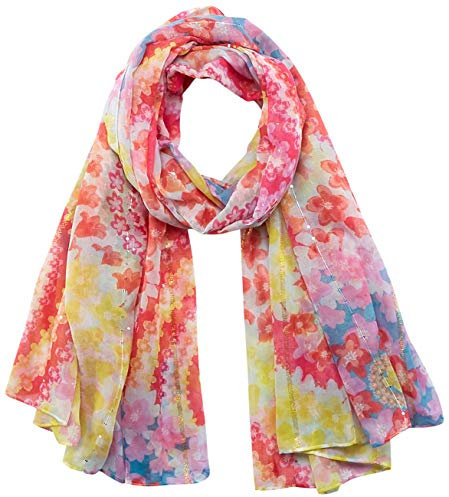 Desigual Damen Fou_galactic Hypnotic Fashion Scarf, Gelb, U EU