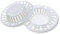 N-K Lot de 2 filtres d'évier de cuisine en plastique pour salle de bain - 7 cm - Blanc - Économique et durable