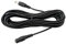 1STec 15m 49ft Long Black 2.1mm 5.5mm Male to Female Extension Cable Jack Plug Socket Connector Power Supply Copper Wire Cord Adapter Lead for 12v CCTV Security Surveillance Cameras LED Strip Lights