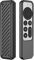 Custodia in silicone per telecomando Siri (2° Gen) 2021, leggera, antiurto, antiscivolo, in gomma, per Apple 4K HD TV Siri Remote (2° generazione) (nero)