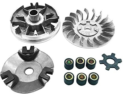 Alnicov Kit completo de variador para JOG Tng Adly Aprilia 50cc 49cc 2 tiempos Scooter Variador Kit de embrague