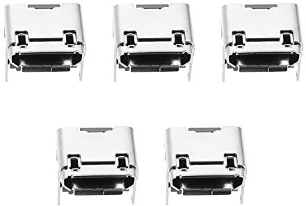 5pcs Module de Connecteur de Port de Charge Micro USB Compatible avec JBL Charge 3 Prise de Remplacement Haut-Parleur Bluetooth Prise DC à Souder
