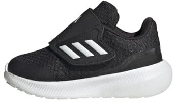 adidas RunFalcon 3.0 Hook-and-Loop Shoes Laufschuhe, Core Black/Cloud White/Core Black, 25 EU