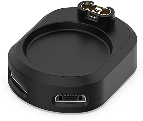 For Garmin Forerunner 265 USB C Charger Dock, LOKEKE Portable Replacement USB Type C/Micro USB Charger Charging Dock For Garmin Forerunner 265/265S/965/955