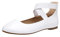 DREAM PAIRS Damen Bequeme Ballerinas Mode Flache Schuhe mit Knöchelwickel und elastischen Kreuzträgern Weiss-PU 39 (EUR) Sole_Stretchy-E