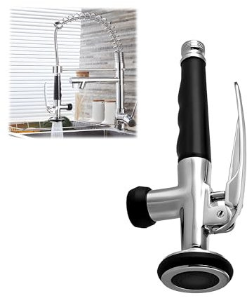 aleawol Profi Gastro Handbrause, Messing Spülbrause Gastro Ersatzkopf Premium Geschirrbrause Gastro 1/2 Handbrause Küche Gastro Pendelbrause Gastro für Geschirrbrause Gastrobrause