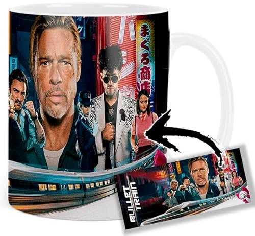 Bullet Train Brad Pitt Tasse Keramikbecher Mug