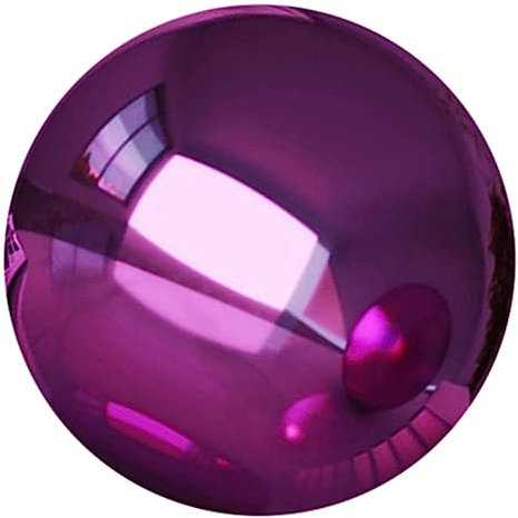 BESPORTBLE Edelstahl Garten Reflektierende Outdoor Blick Metall Kugel Spiegel Glanz Moderne Decor