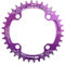 DJC Kettenblatt 104BCD Rund/Oval 30t 32t 34t 36t 42t 48t 50t Zähne schmal n breit 7/8/9/10/11/12 Gang Ultraleichte Platte MTB Mountainbike 104 BCD Kettenrad Schnecke (5# Rund Lila, 36T)