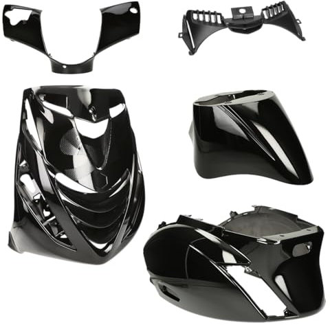 Mezoly Verkleidungskit Piaggio Zip 2000 SP Schwarz Metallic - Modernes 5-teiliges Verkleidungsset für sportlichen Look. Passend für Piaggio Zip 2000 und Zip SP 2000. Einfach zu montieren.