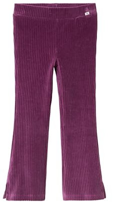 TOM TAILOR 1044521 Pantalón Acampanado para niños de Pana, 36604-Grape Purple, 92/98