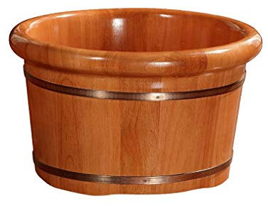 ASerZenith Pediküre-Fußbad, Massage-Fußbad, Sauna, Spa, Pediküre-Becken, Fußbad, Spa-Schüssel für Füße, Stressabbau (braun)